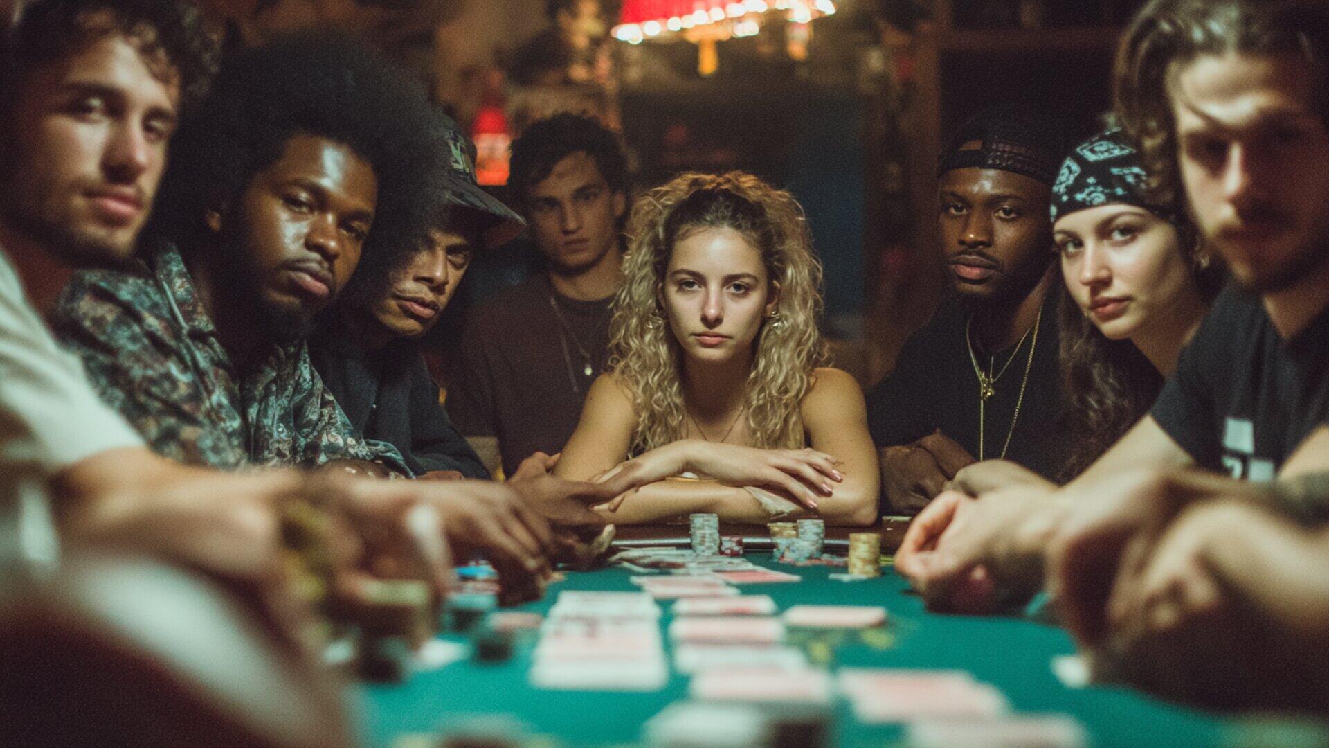 Bàn baccarat sang trọng với dealer đang chia bài