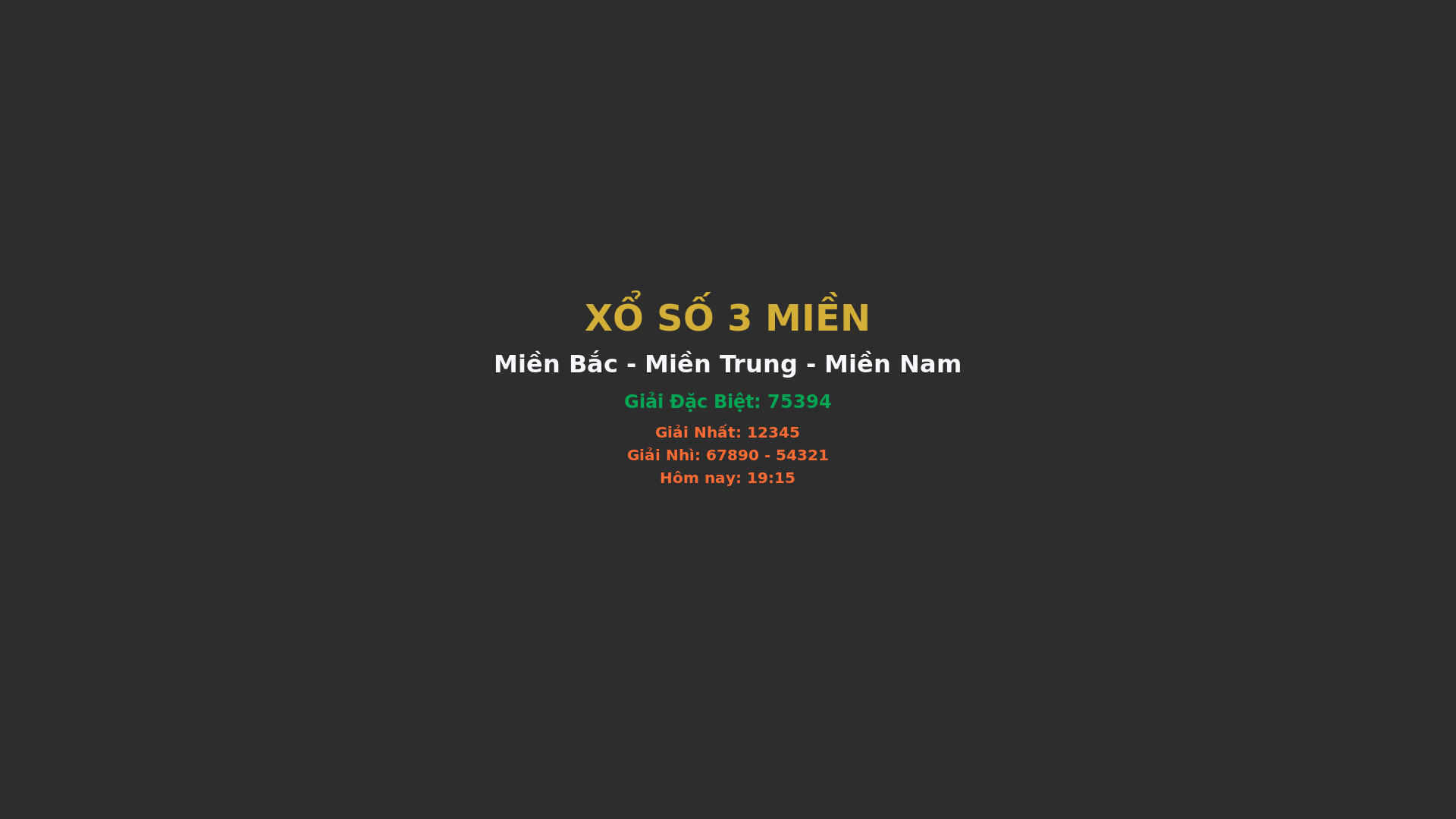 Xổ số truyền thống